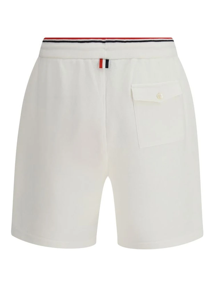 White Cotton Bermuda Shorts alternative