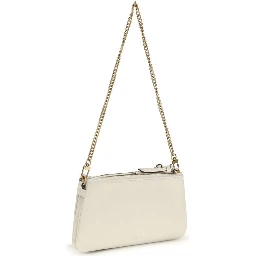 حقيبة كتف بوس توروس من جلد العجل البيج