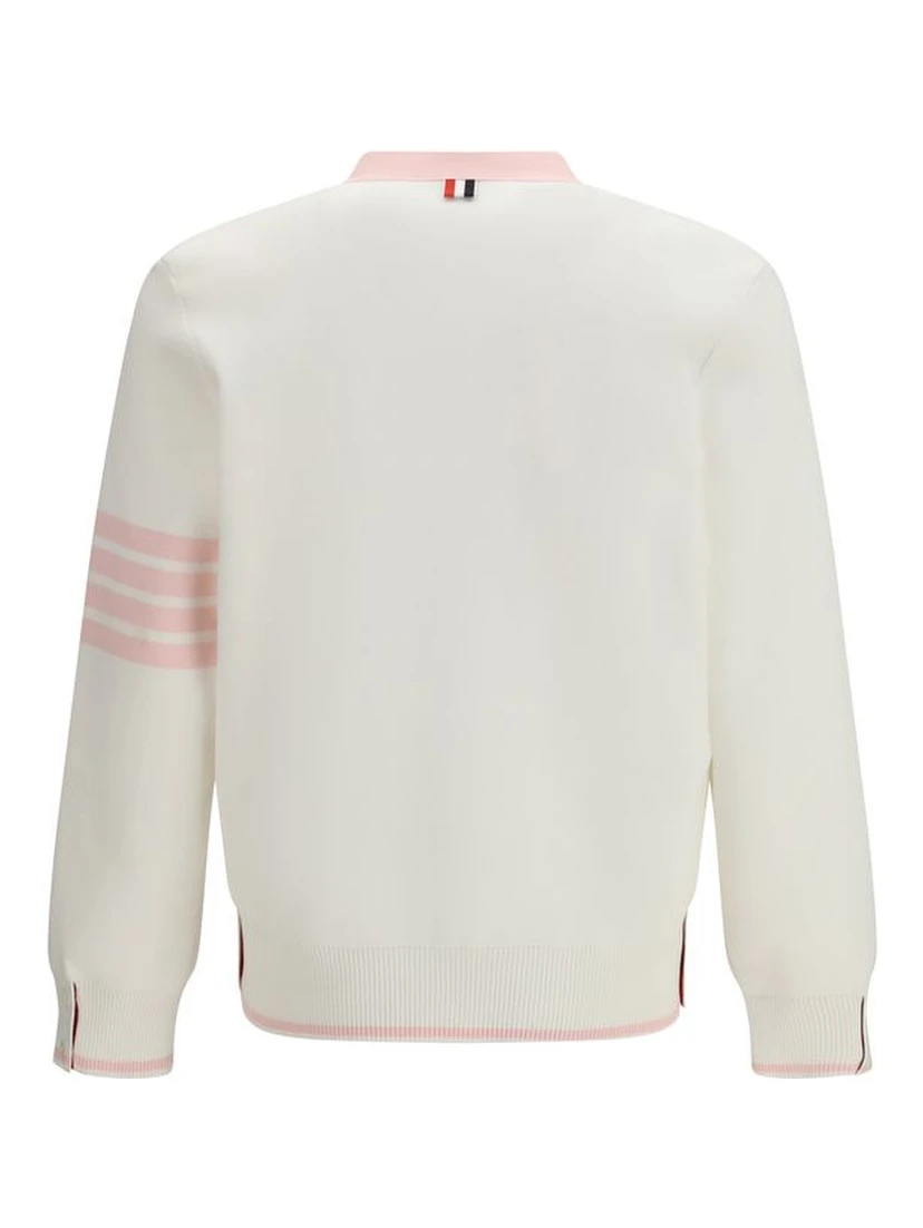 White Cotton Cardigan