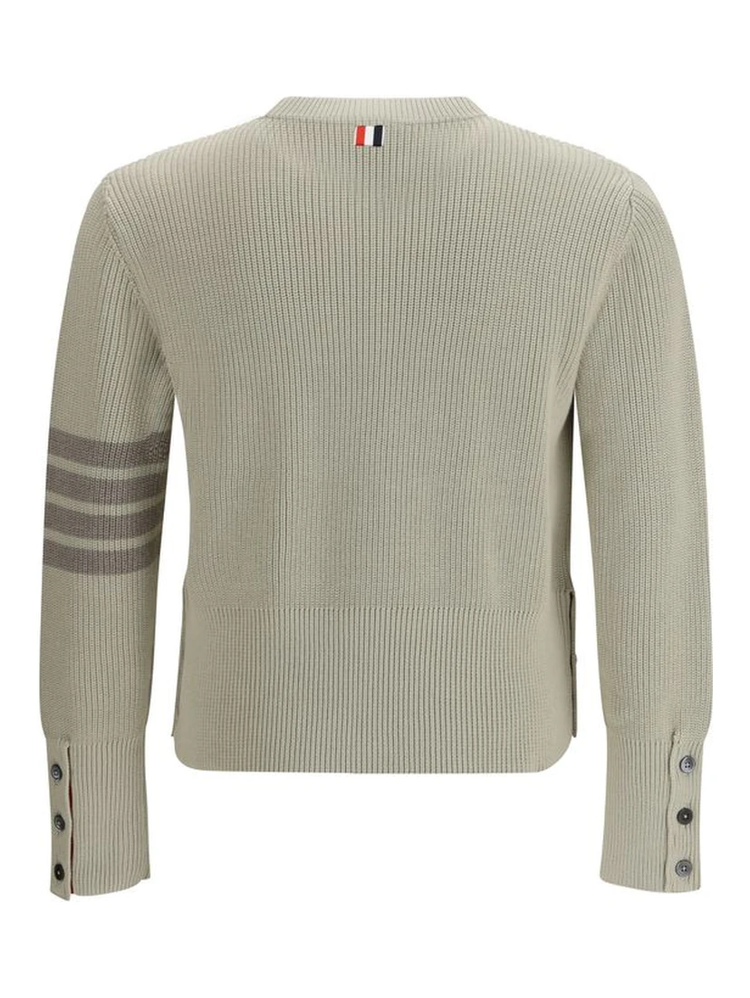 Beige Cotton Sweatshirt