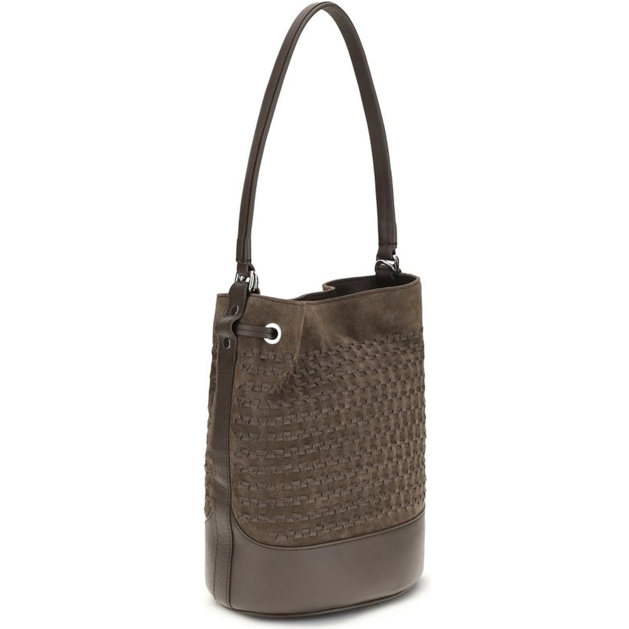 Brown Calf Leather Bos Taurus Handbag
