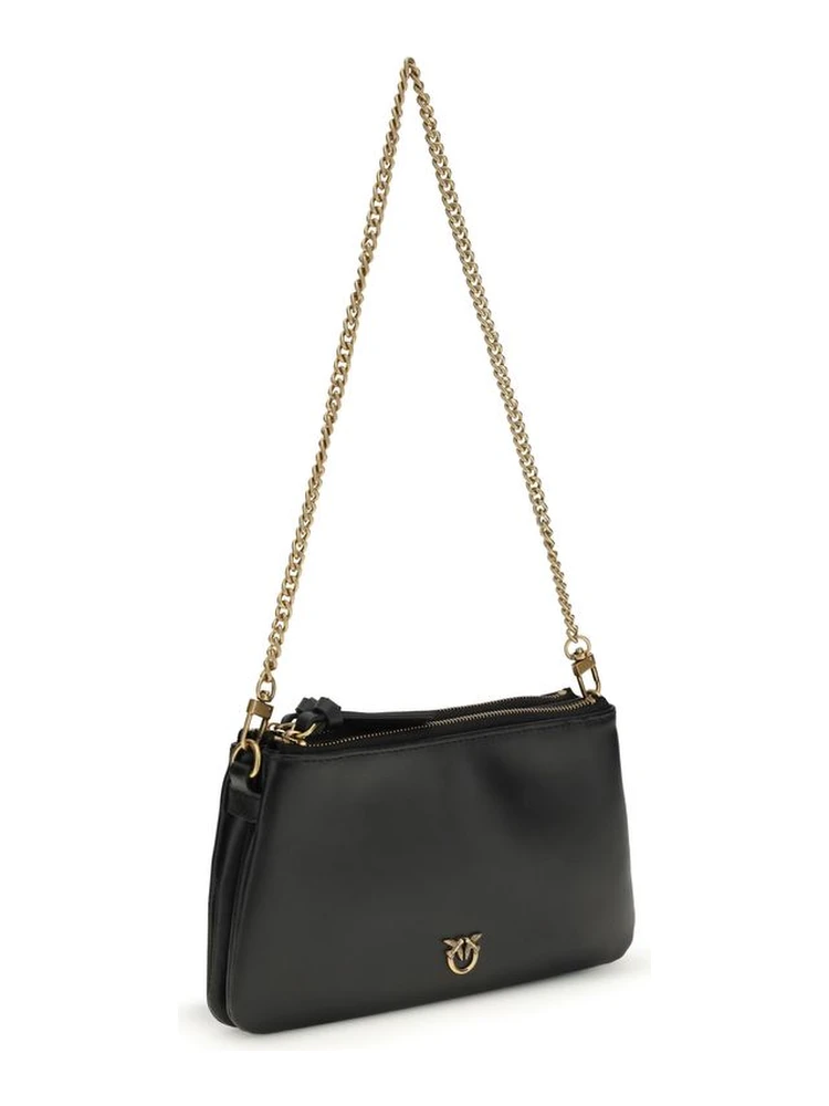 حقيبة كتف بوس توروس من جلد العجل الأسود alternative