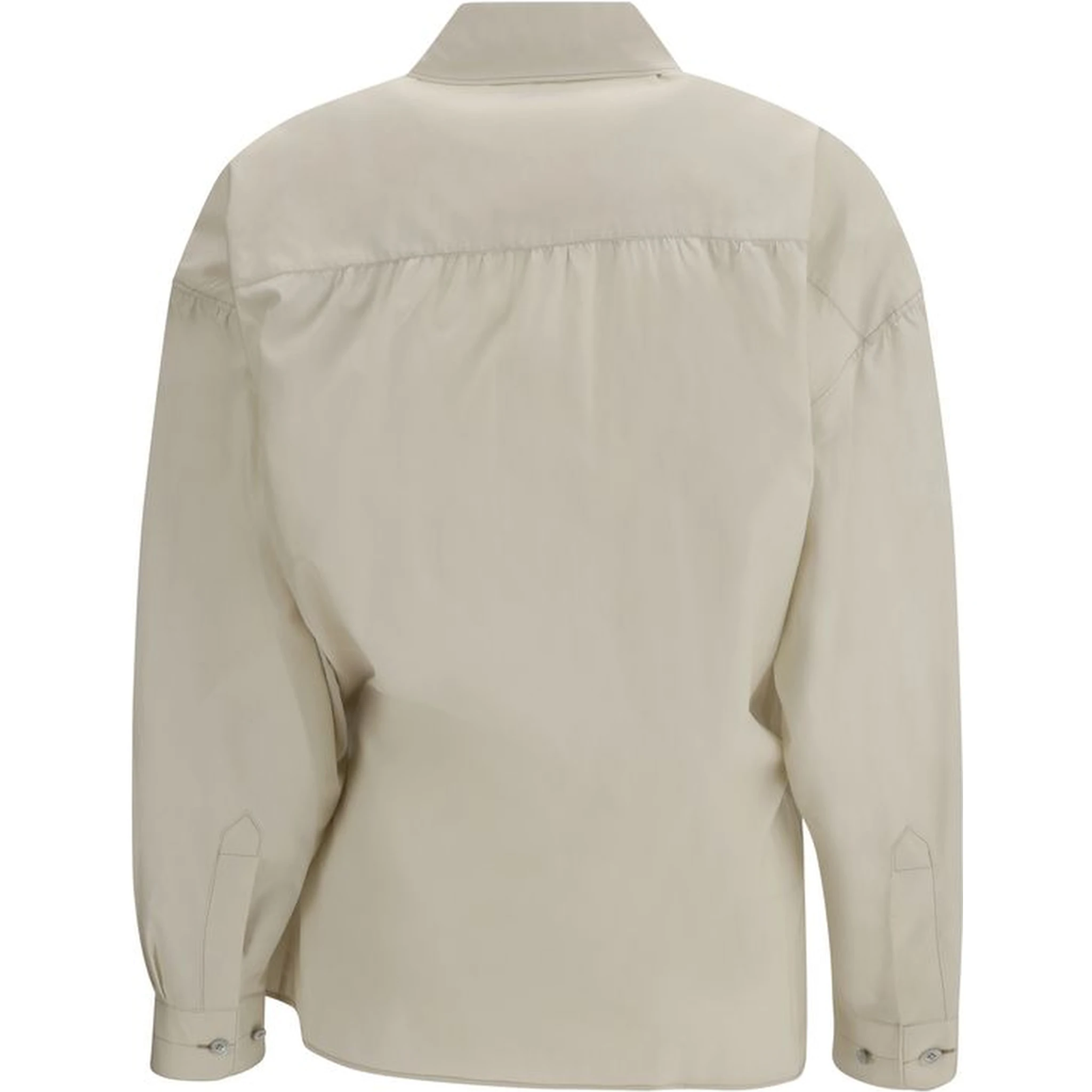 Beige Cotton Dress Shirt