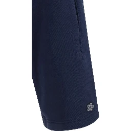 Blue Cotton Bermuda Shorts