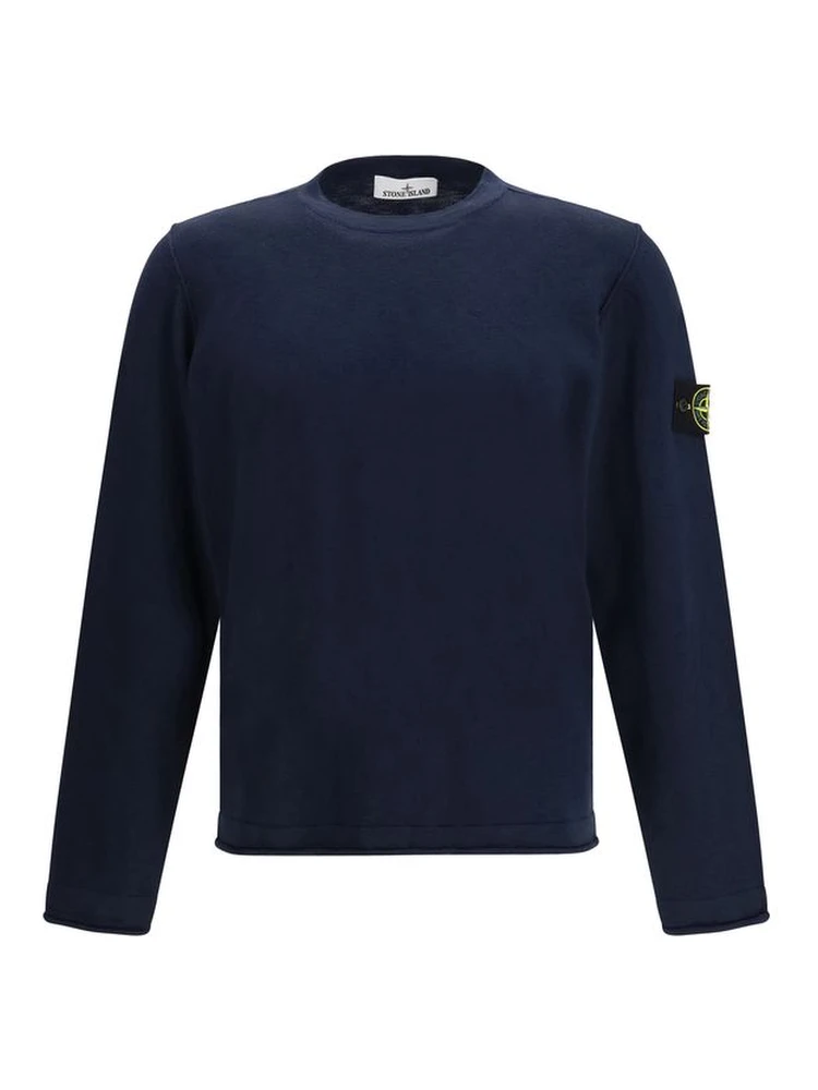 Blue Cotton Sweatshirt