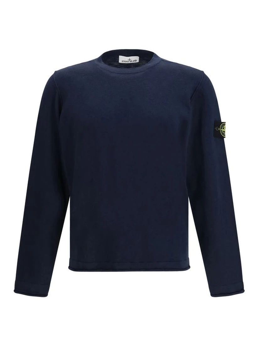 Blue Cotton Sweatshirt