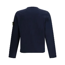 Blue Cotton Sweatshirt