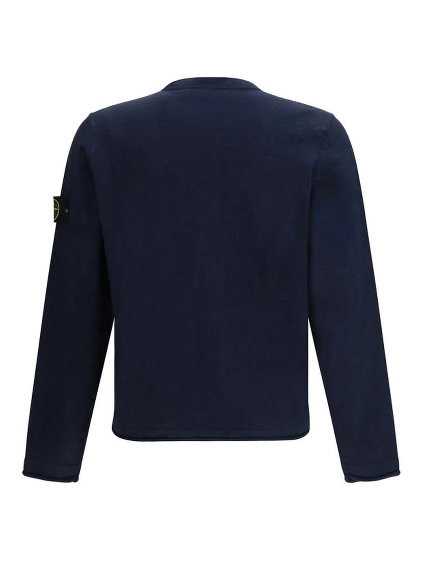 Blue Cotton Sweatshirt