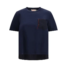 Blue Cotton T-Shirt
