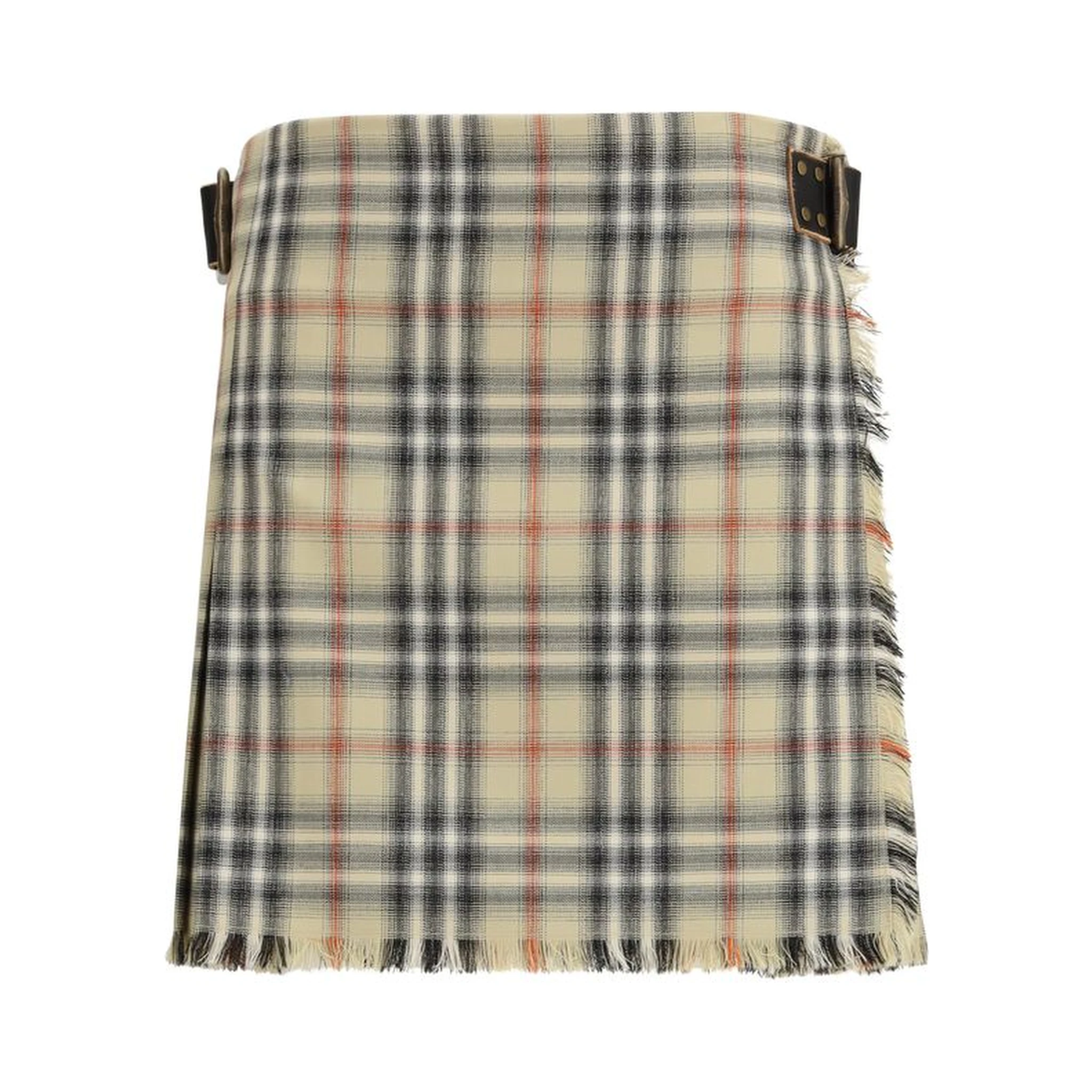 Multicolor Wool Mini Skirt