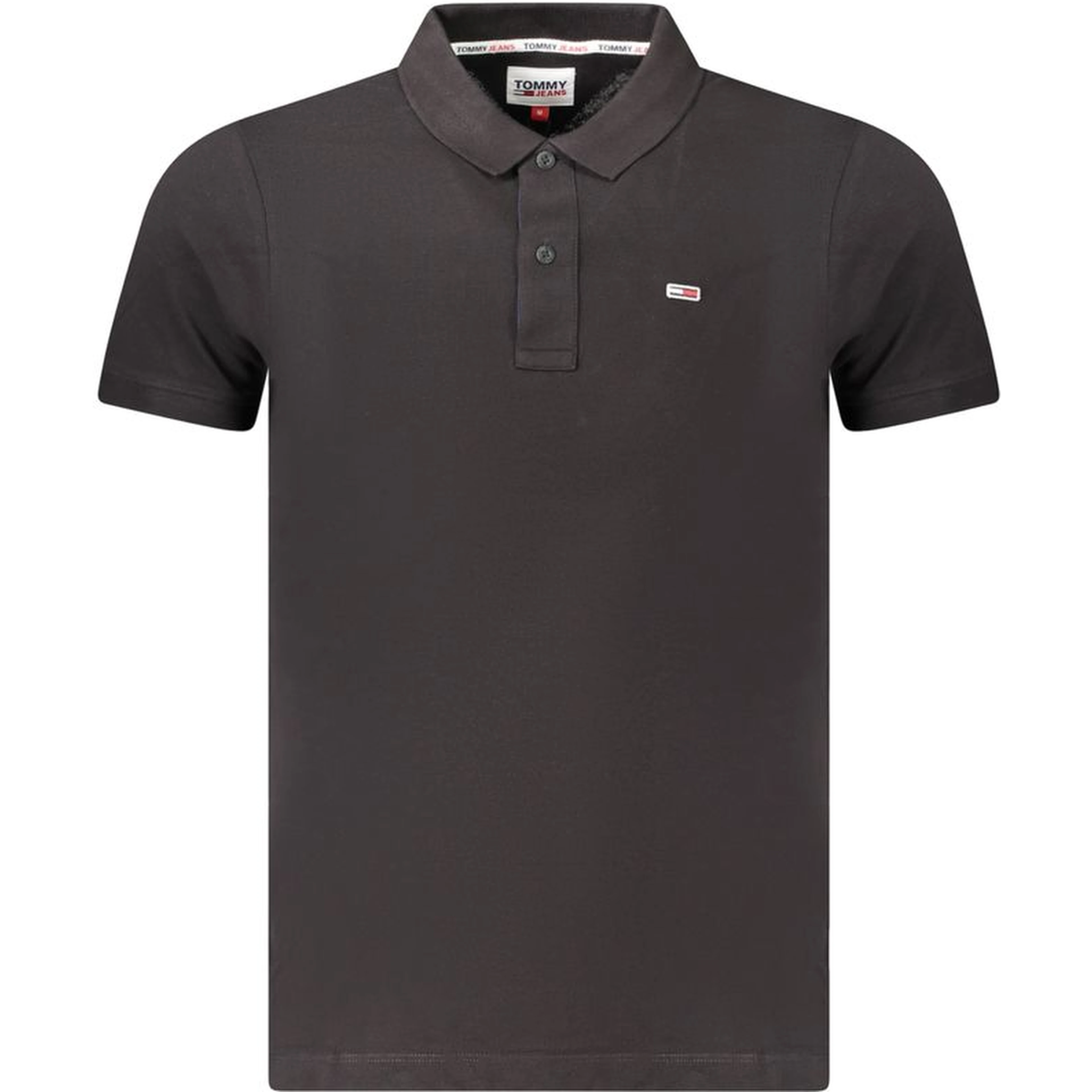 Black Cotton Men's Polo Shirt