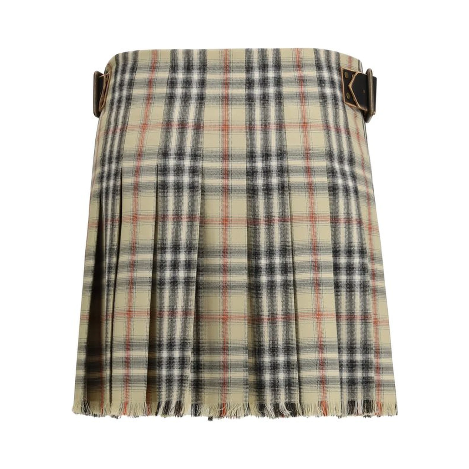 Multicolor Wool Mini Skirt