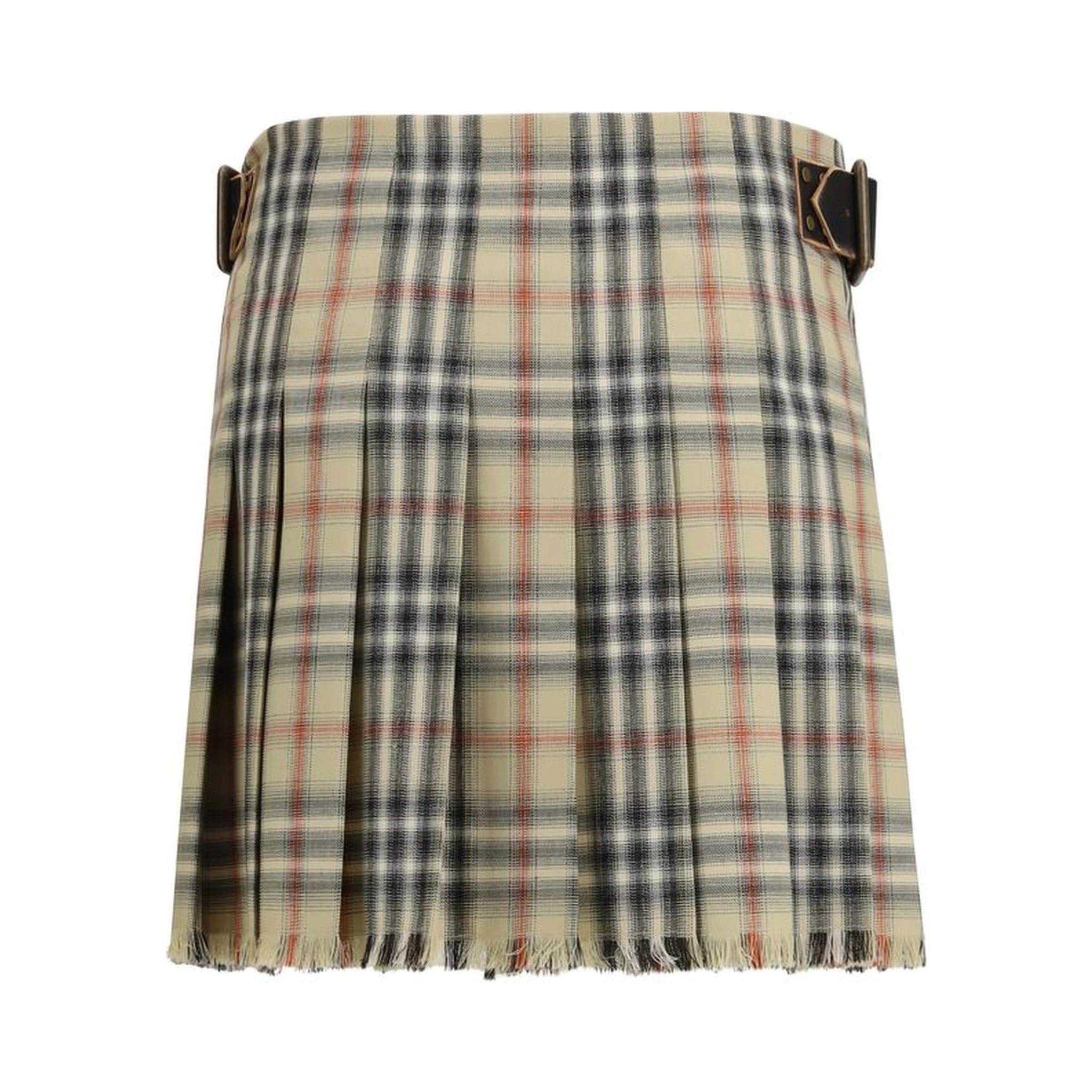 Multicolor Wool Mini Skirt