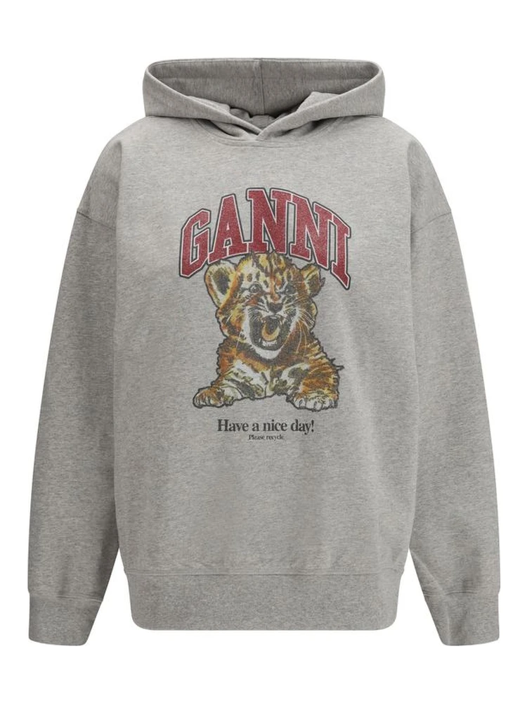 Gray Cotton Sweatshirt