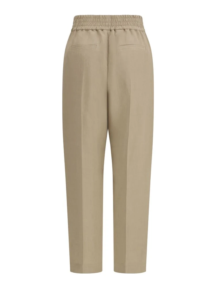 Beige Viscose Casual Pants alternative