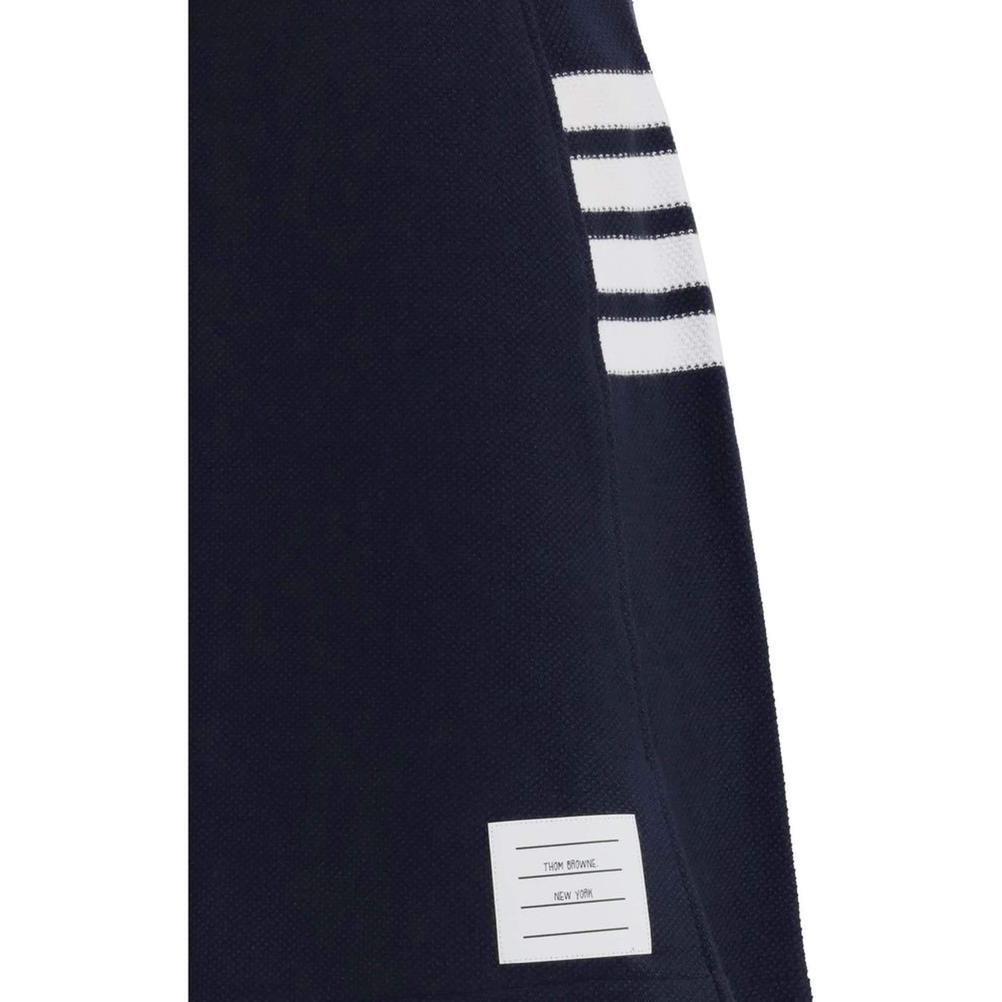 Blue Cotton Mini Skirt