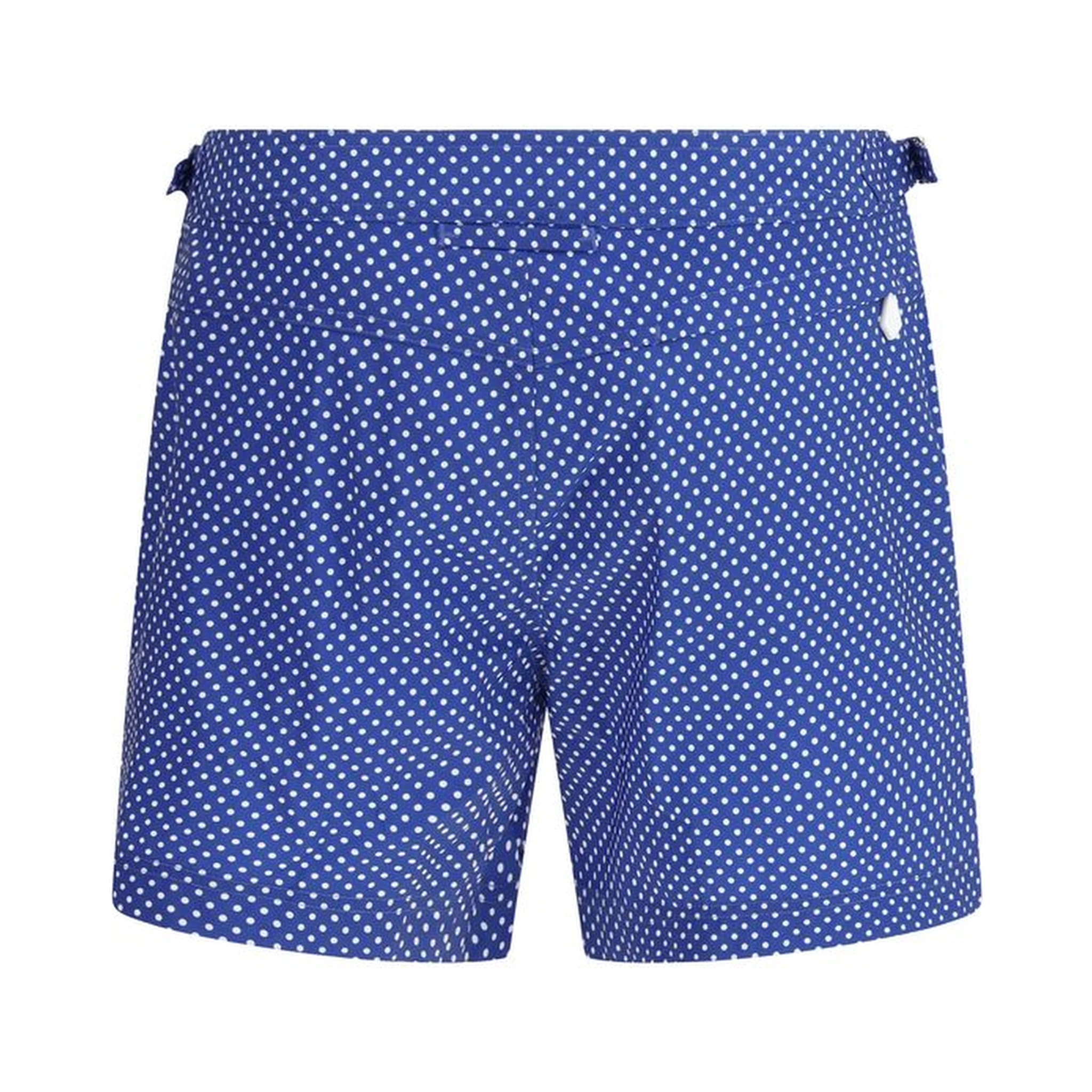 Blue Polyester Shorts