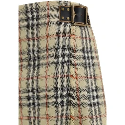 Multicolor Wool Mini Skirt