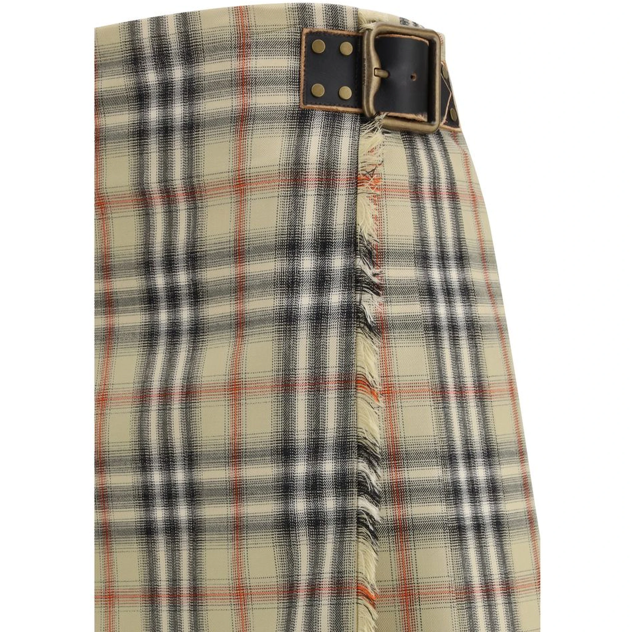 Multicolor Wool Mini Skirt