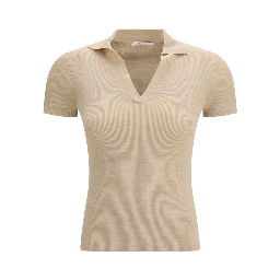 قميص صوف بيج