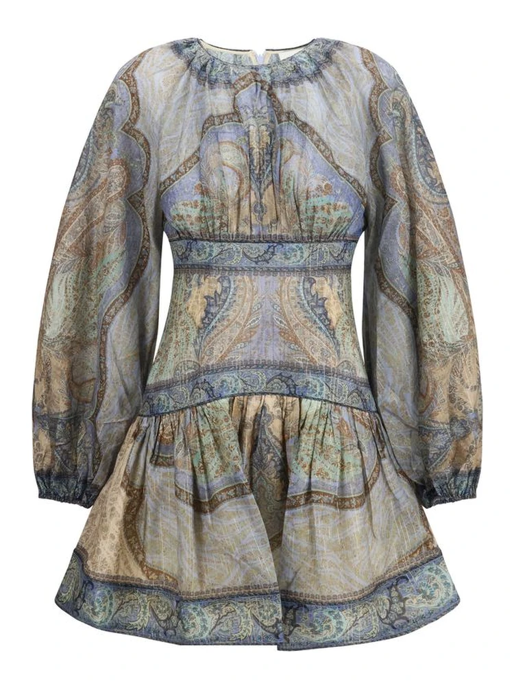 Multicolor Cotton Casual Dress