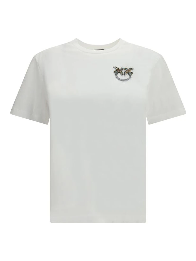 تي شيرت قطني أبيض