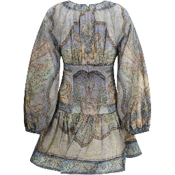 Multicolor Cotton Casual Dress