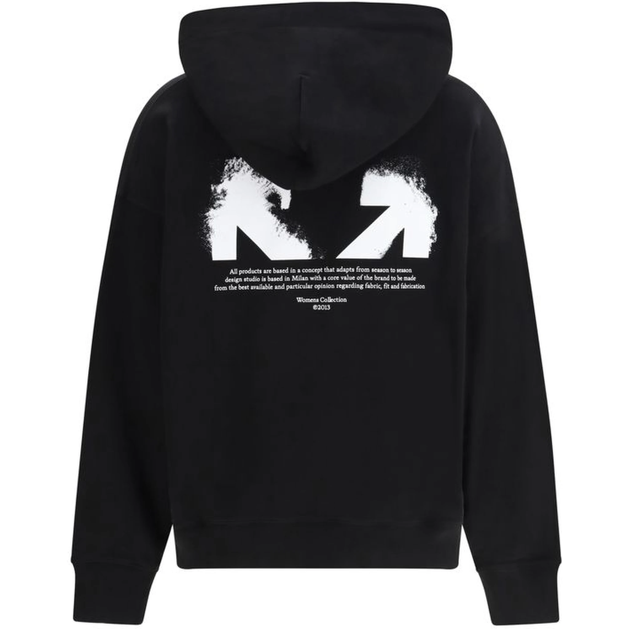 سويت شيرت قطني أسود