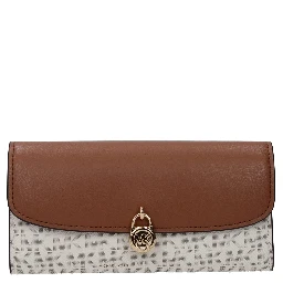 Beige Fabric Wallet