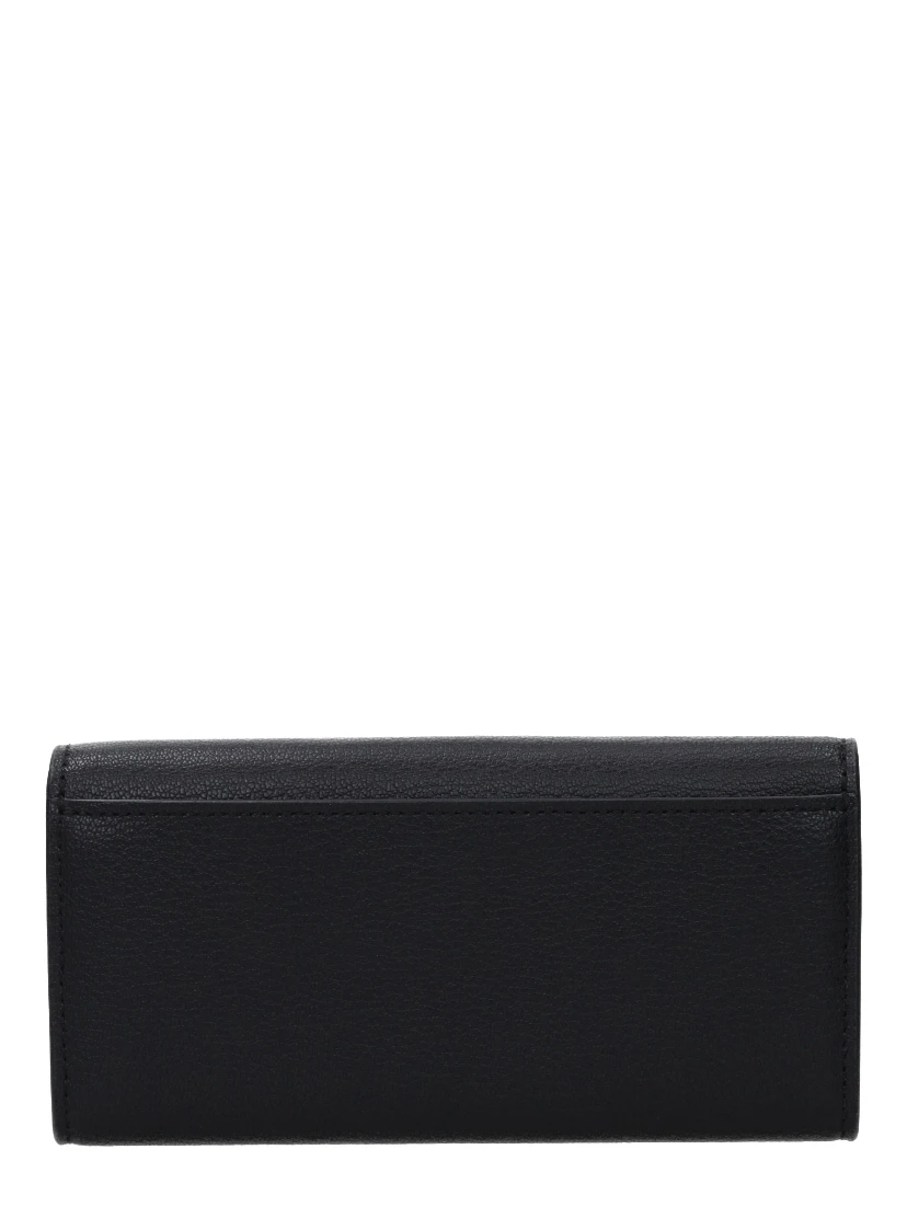 محفظة جلدية سوداء