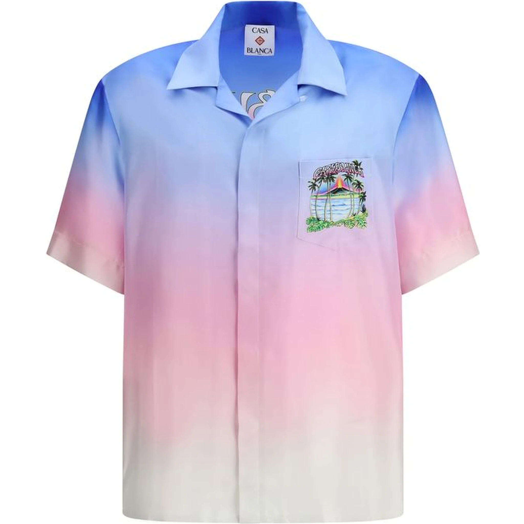Multicolor Silk Pattern Shirt