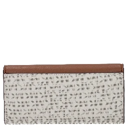 Beige Fabric Wallet