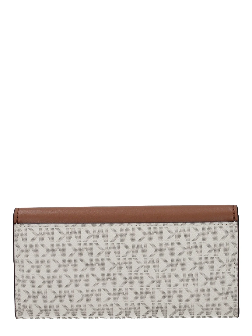 Beige Fabric Wallet