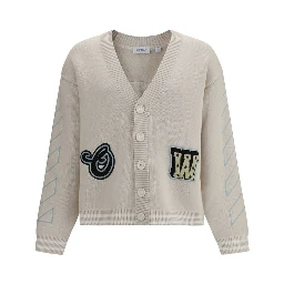 Beige Cotton Cardigan