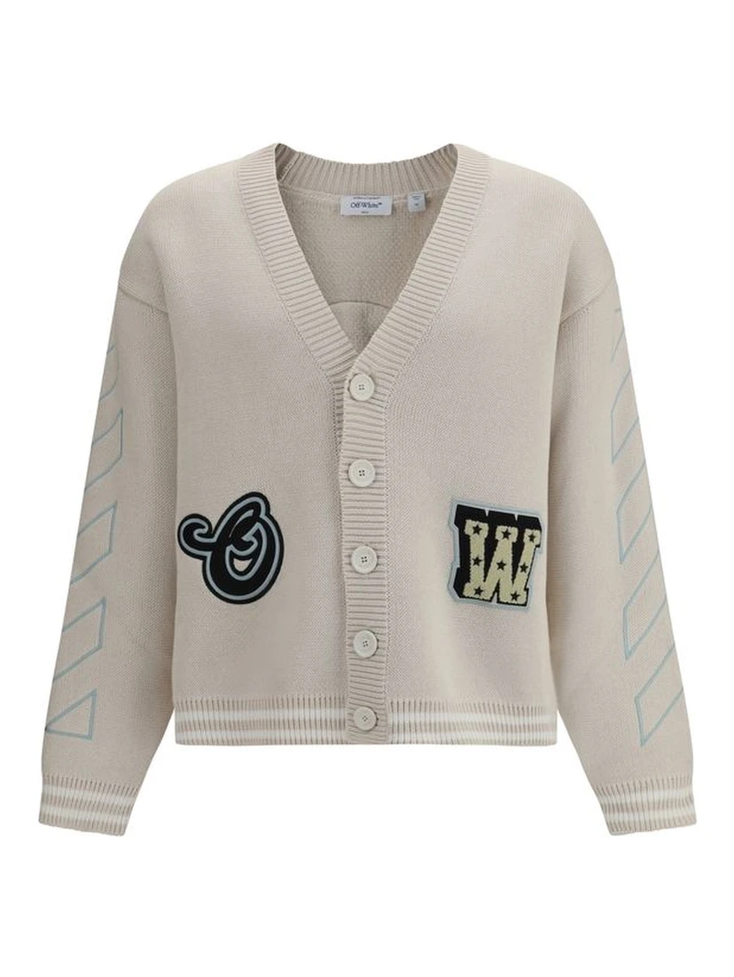 Beige Cotton Cardigan