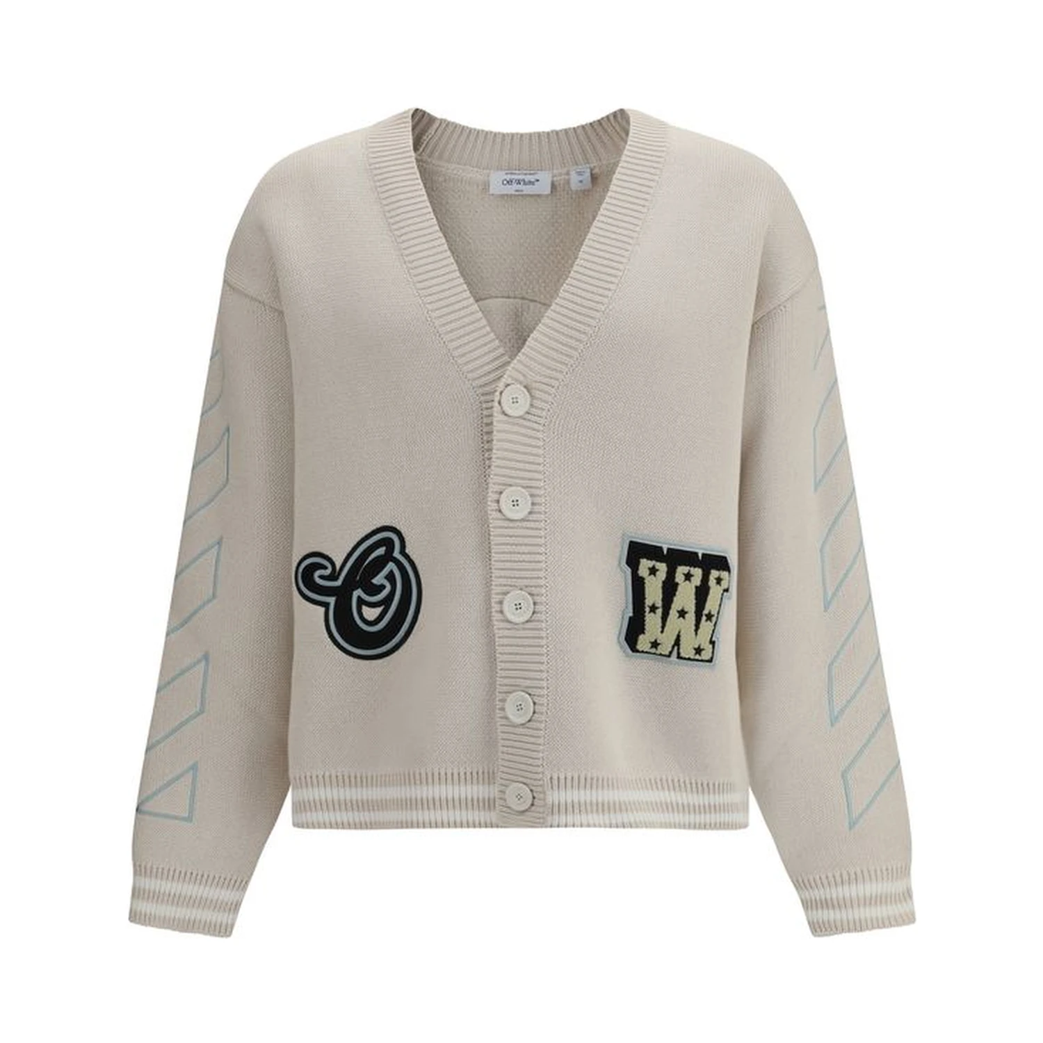 Beige Cotton Cardigan