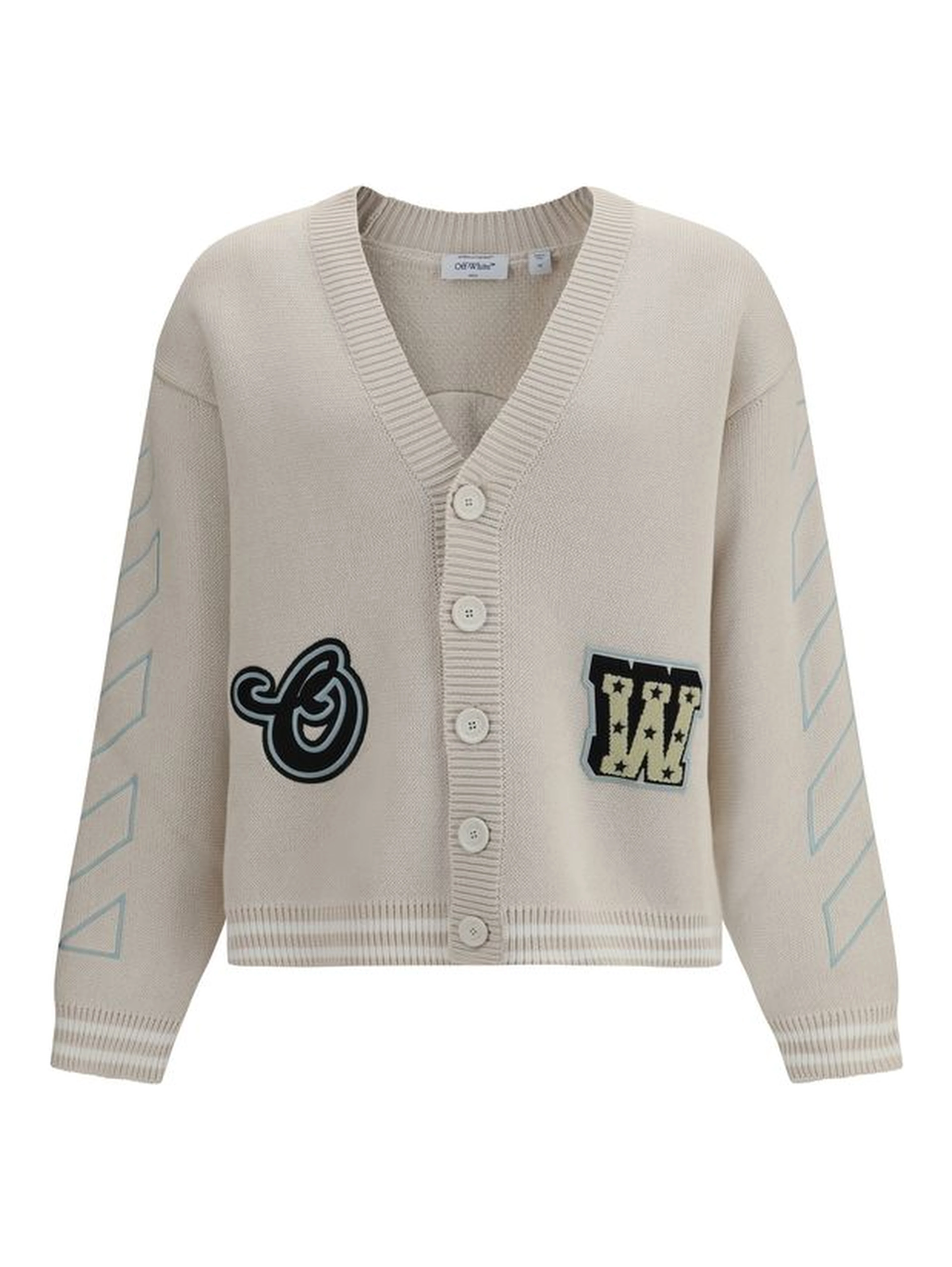 Beige Cotton Cardigan