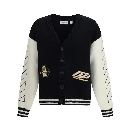 Black Cotton Cardigan