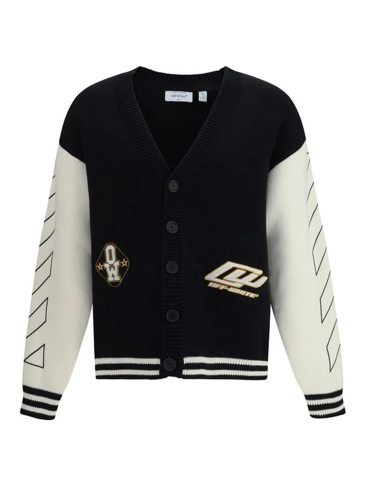 Black Cotton Cardigan