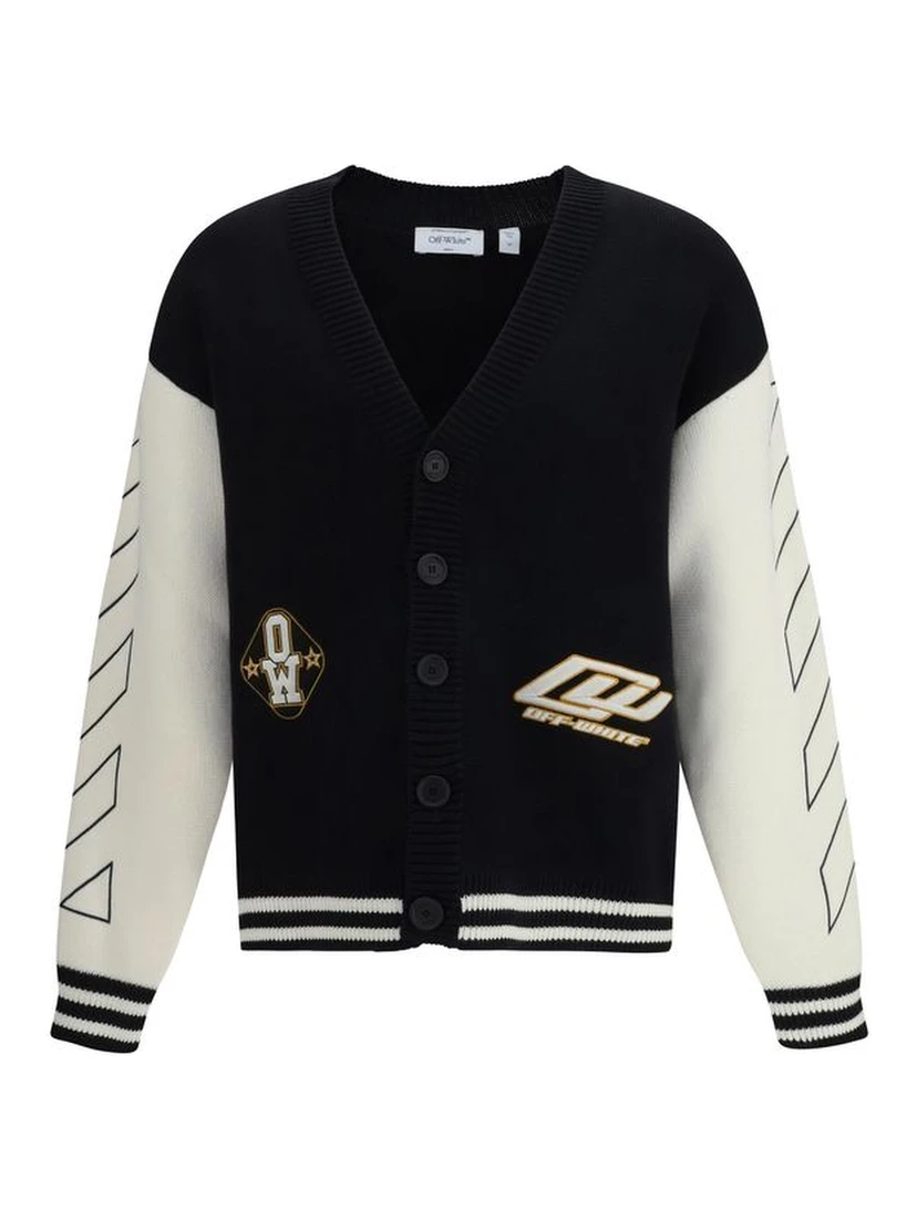 Black Cotton Cardigan