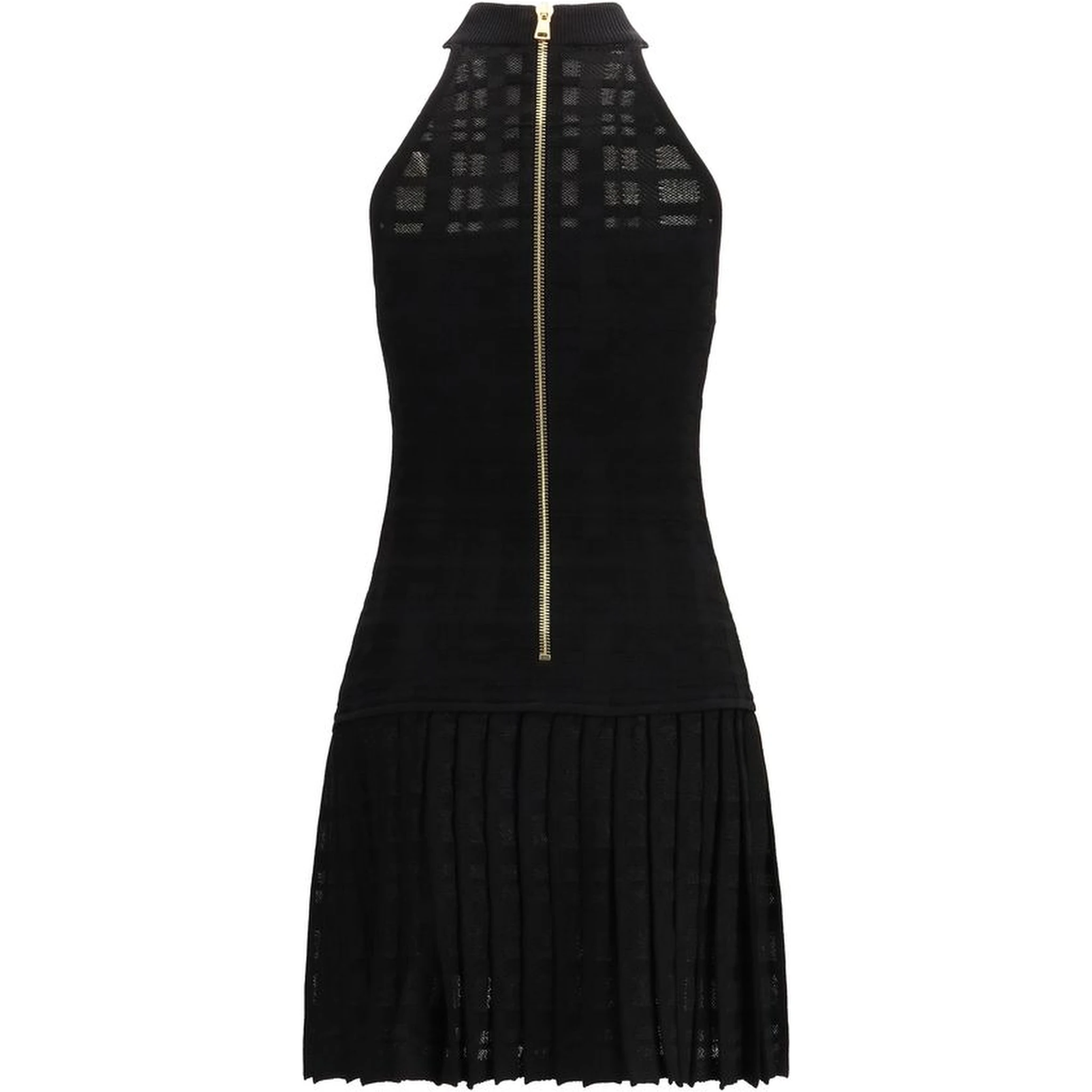 فستان كاجوال أسود من الفسكوز