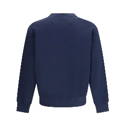 Blue Cotton Sweatshirt