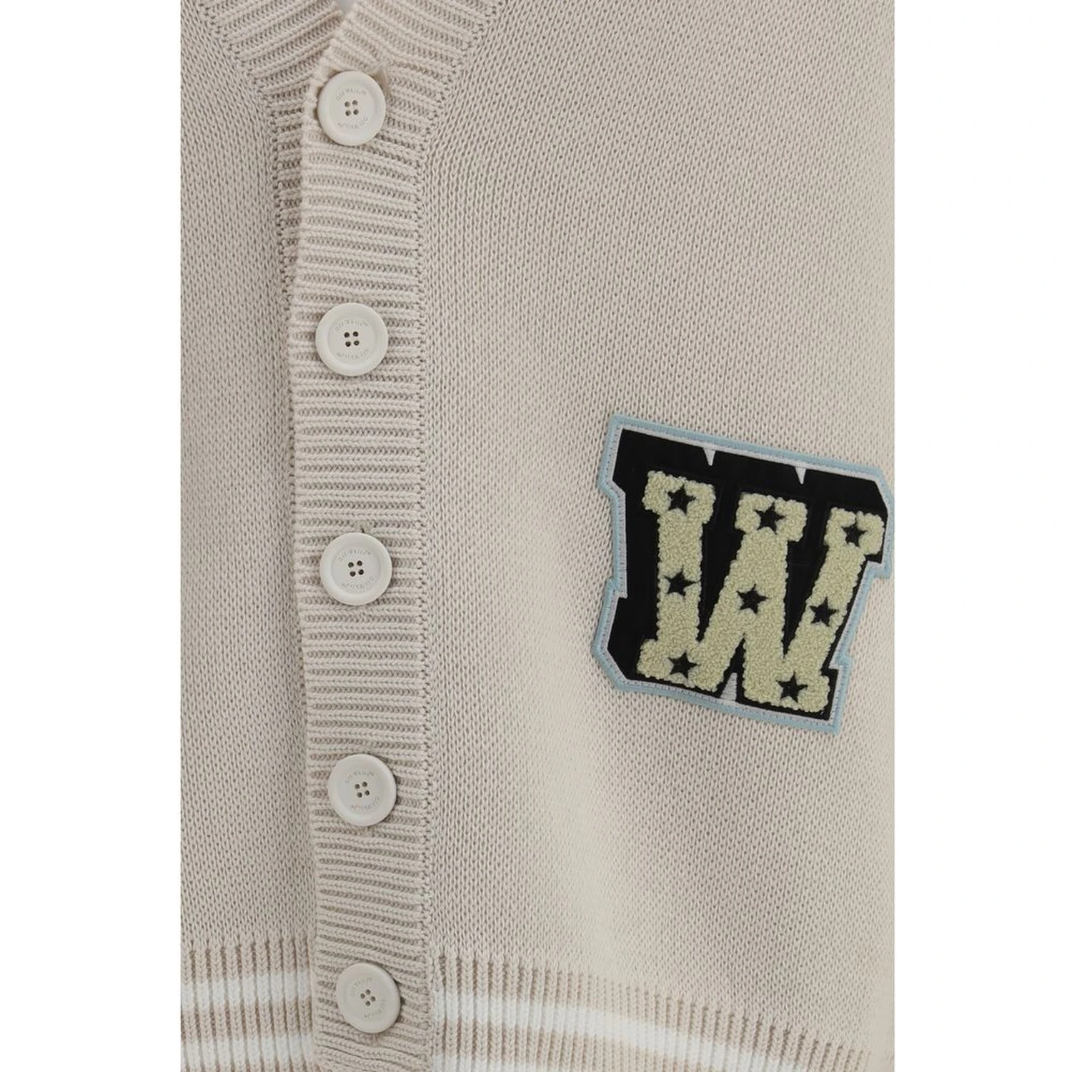 Beige Cotton Cardigan