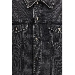 Gray Cotton Denim Jacket