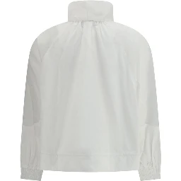 جاكيت خارجي أبيض من البوليستر