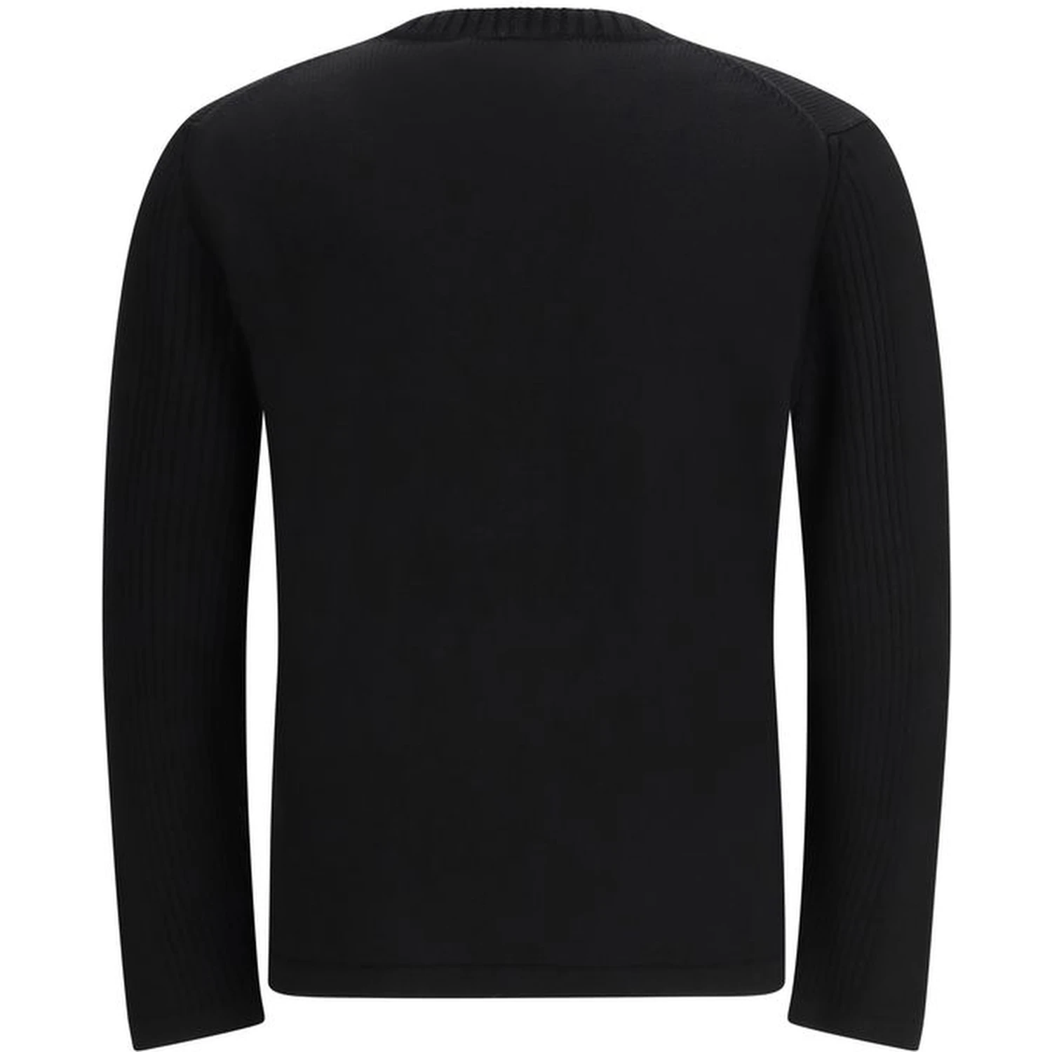 Black Fleece Wool Sweatshirt