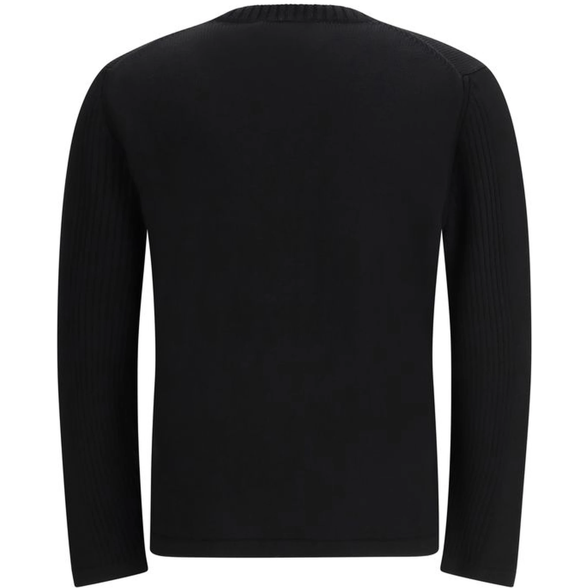 Black Fleece Wool Sweatshirt