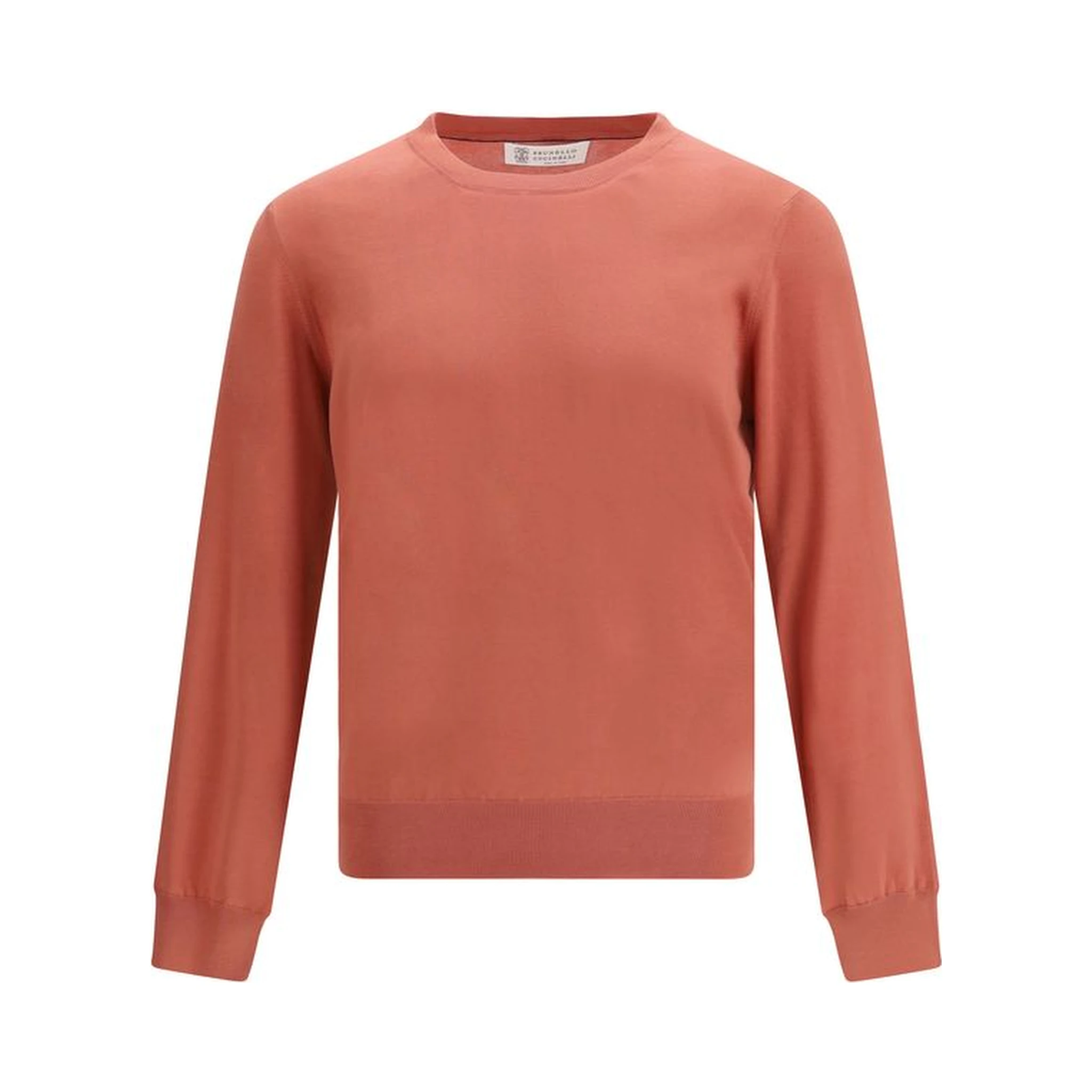 Orange Cotton Sweatshirt
