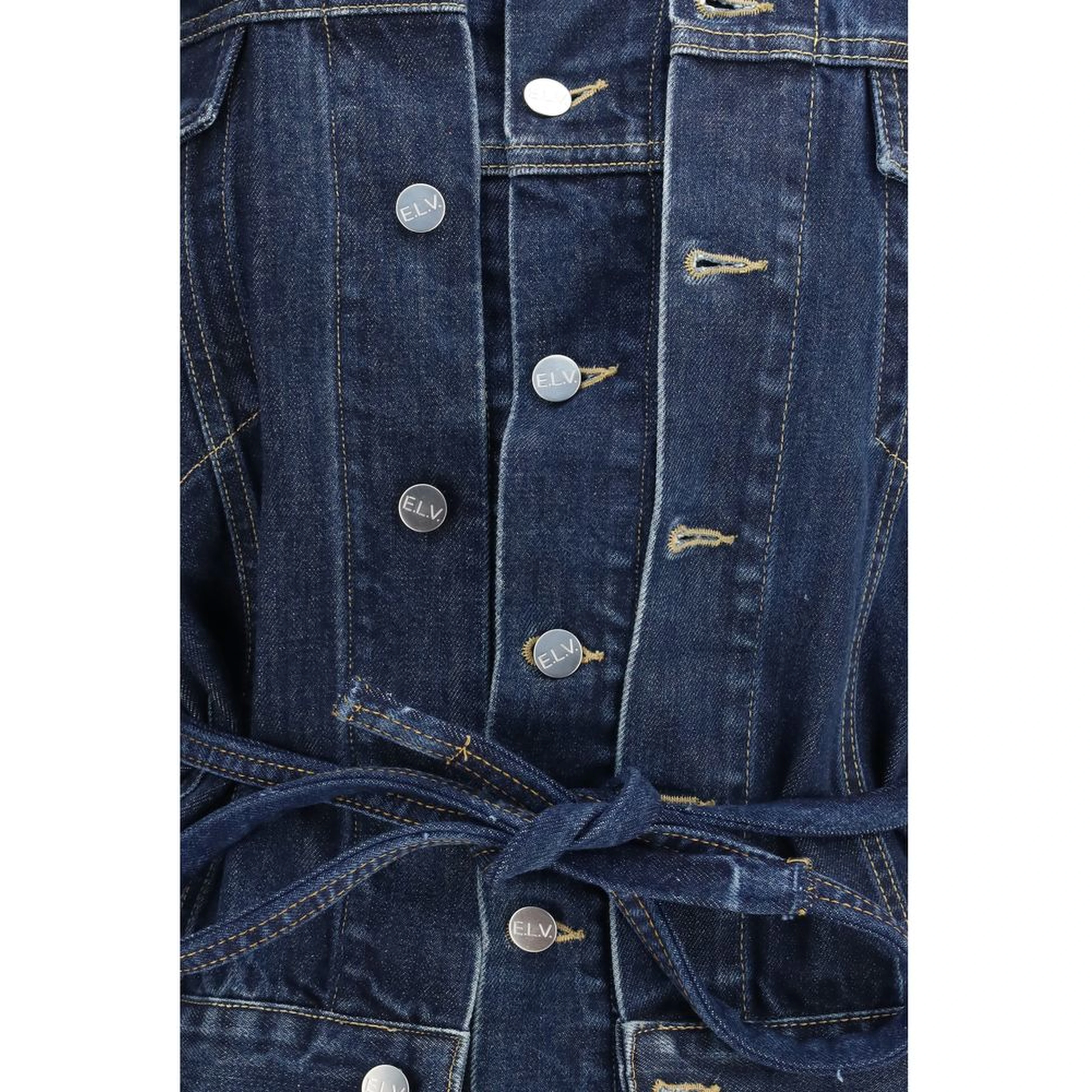 Blue Cotton Denim Jacket
