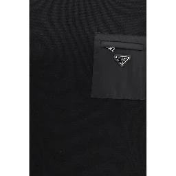 Black Fleece Wool Sweatshirt